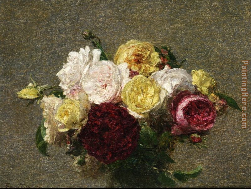 Henri Fantin-Latour Bouquet of Roses I